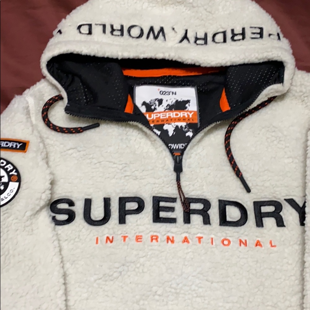 Superdry Sherpa Hoodie Size small